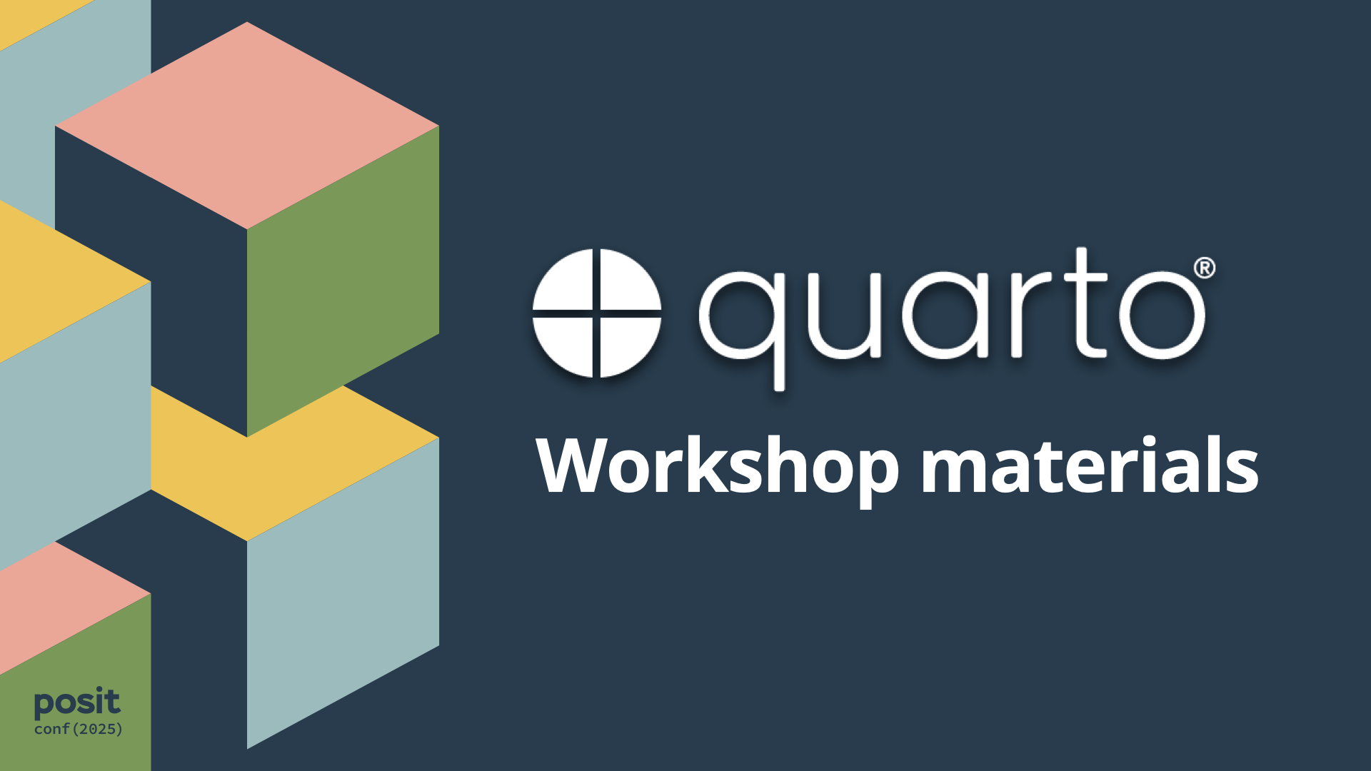 Quarto workshop materials @ posit::conf(2025)